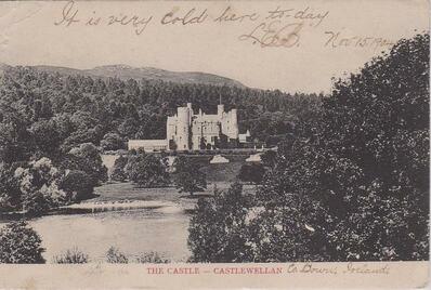1904 postal card, Castlewellan, Co. Down, to Cambridgeport, Massachusetts