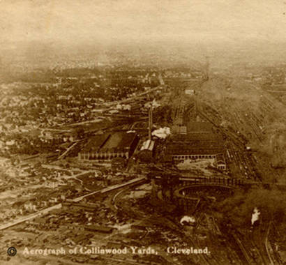  Aerograph of Collinwood Yards, Cleveland
 