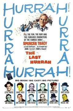 A poster for the movie, The Last Hurrah, starring Spencer Tracy